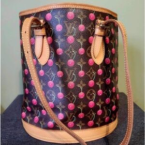 Louis Vuitton 🍒Takashi Murakami x LV Monogram Cerises Bucket/Pochette 🍒